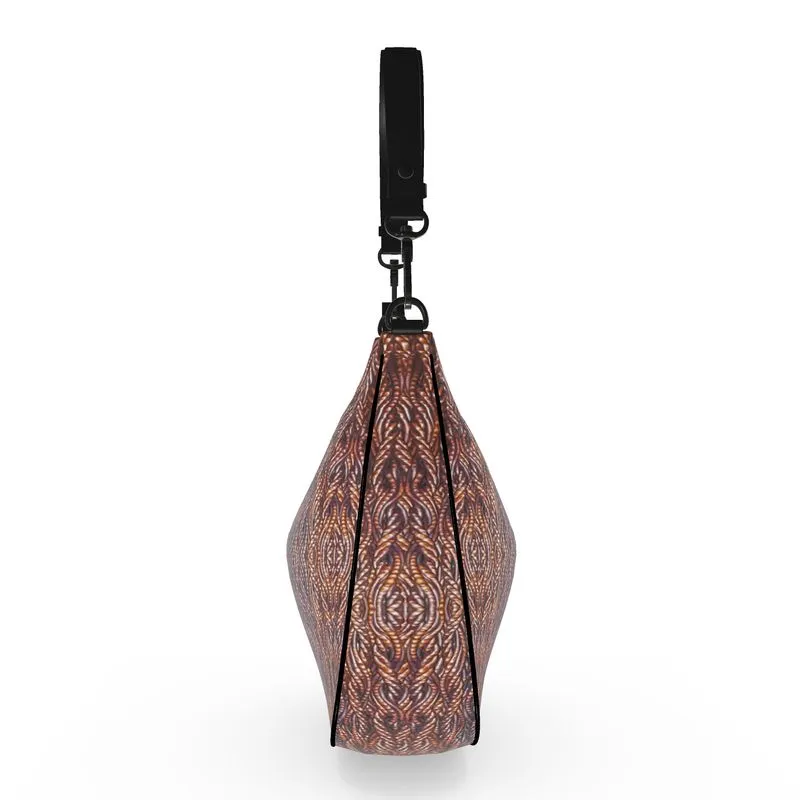 Leather Curve Hobo Bag (Grail Hearth Core Copper Fabric) RJSTHw2023 RJS