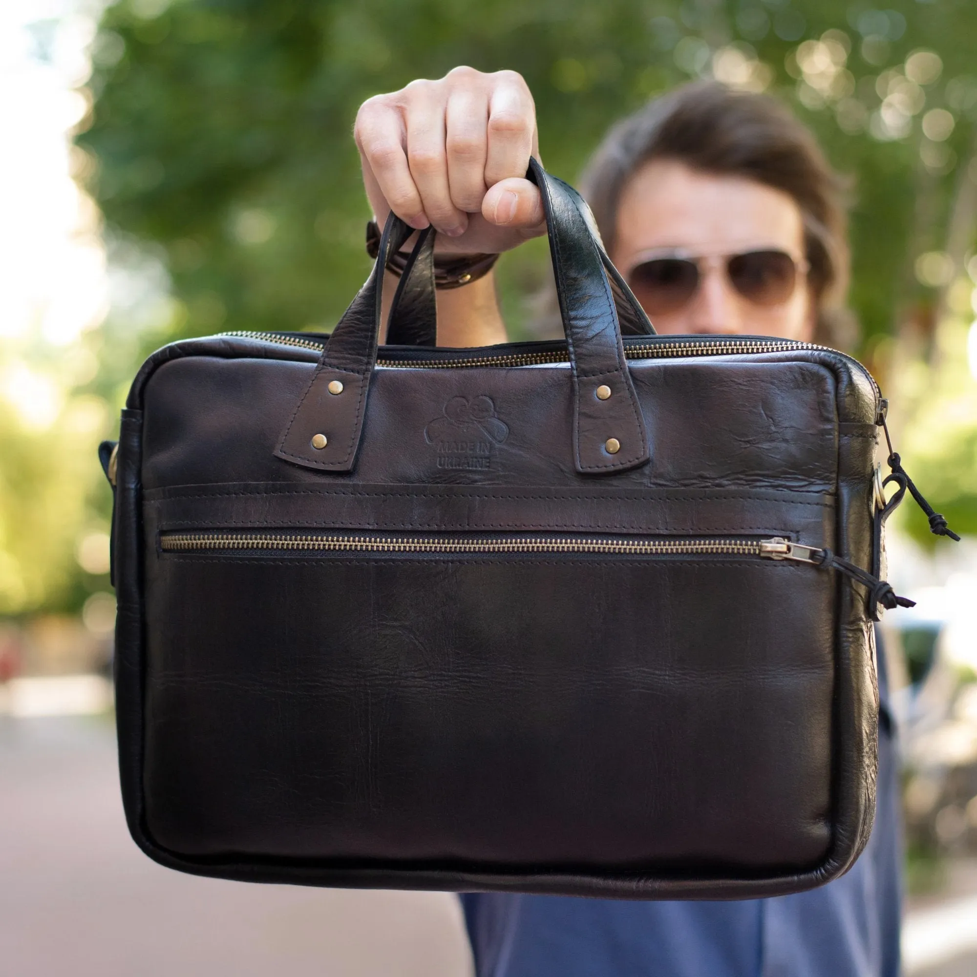 LEATHER DAILY BRIEFCASE