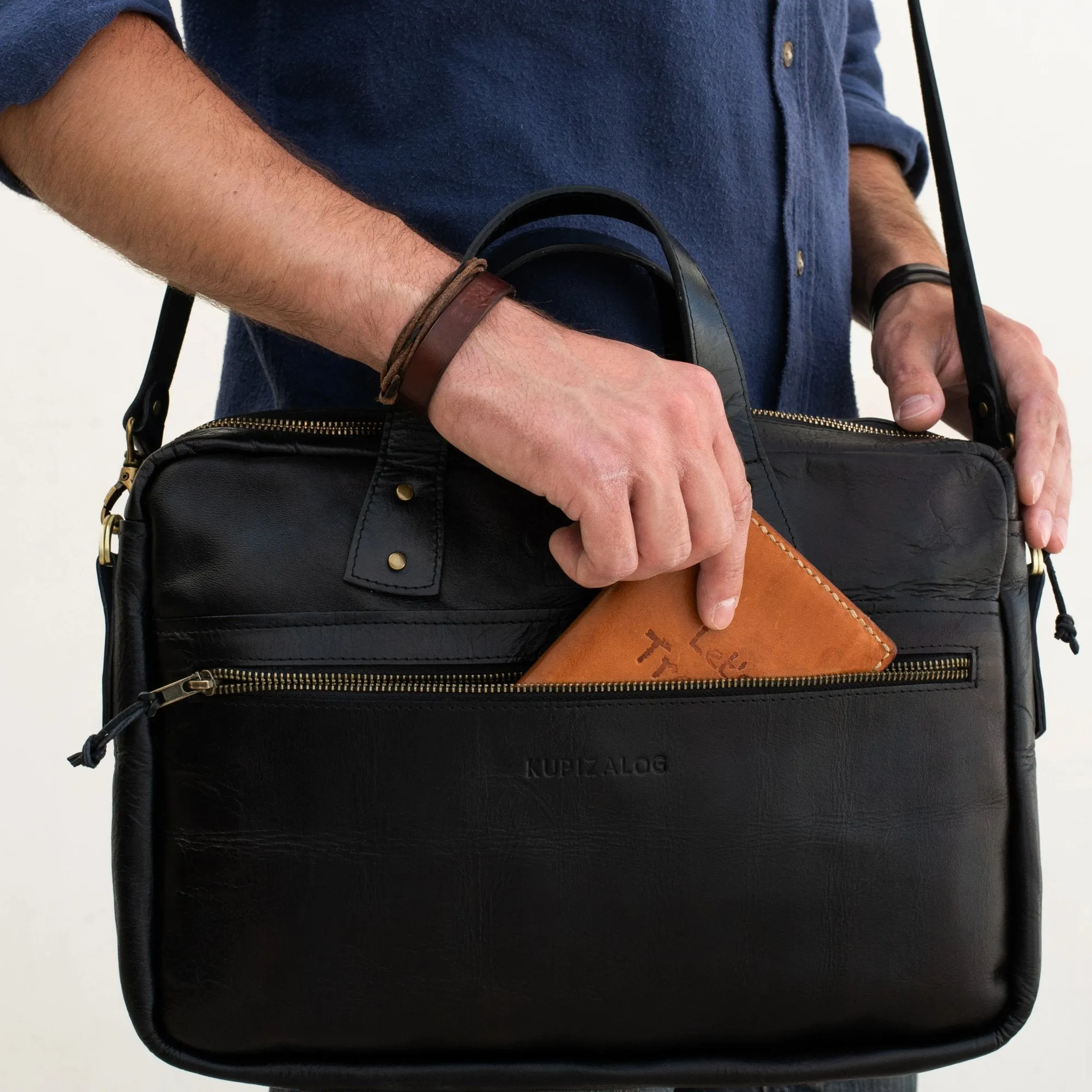 LEATHER DAILY BRIEFCASE