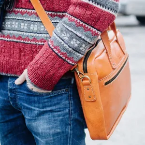 LEATHER DAILY BRIEFCASE