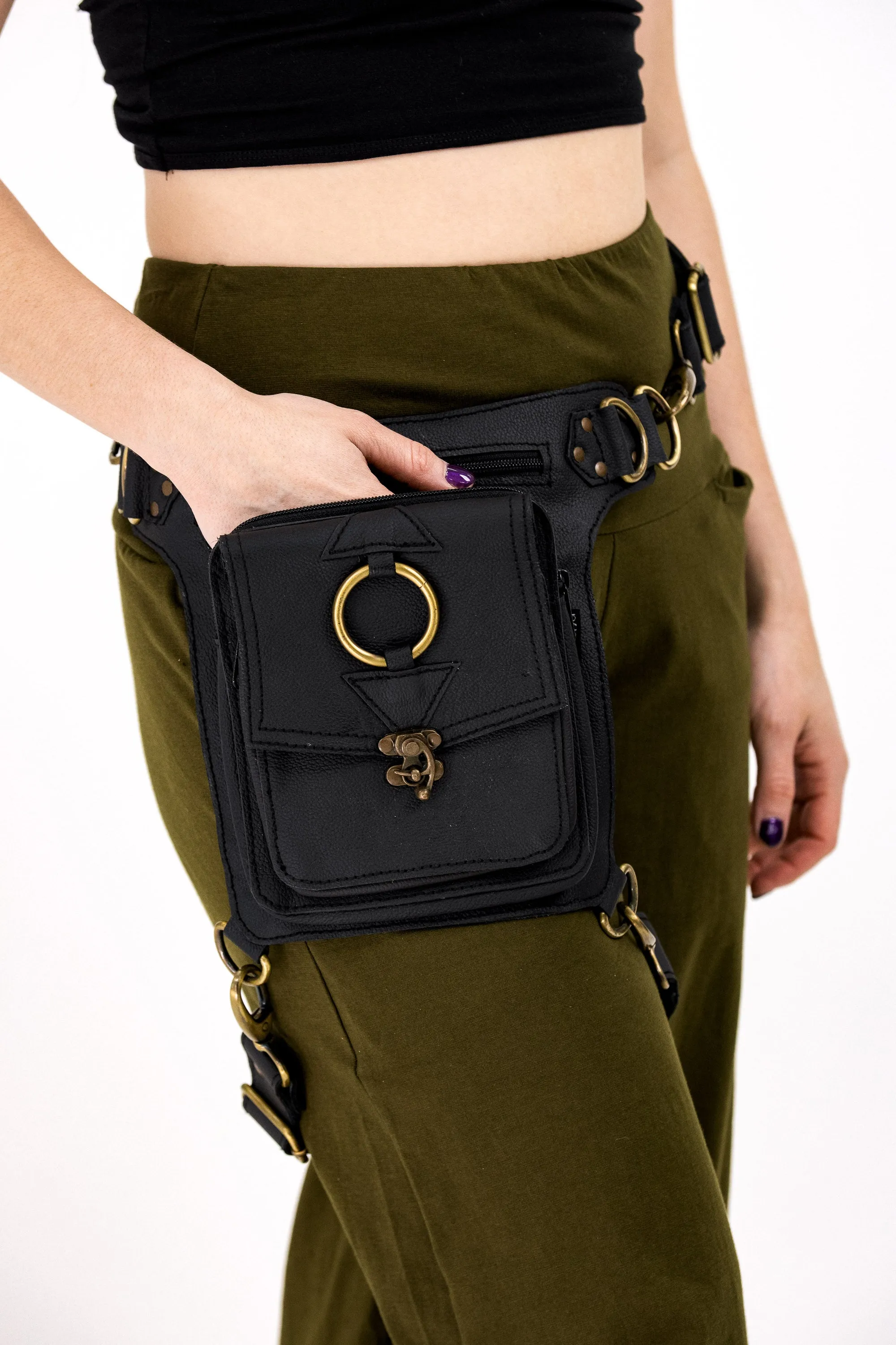 Leather Eclipse Brass