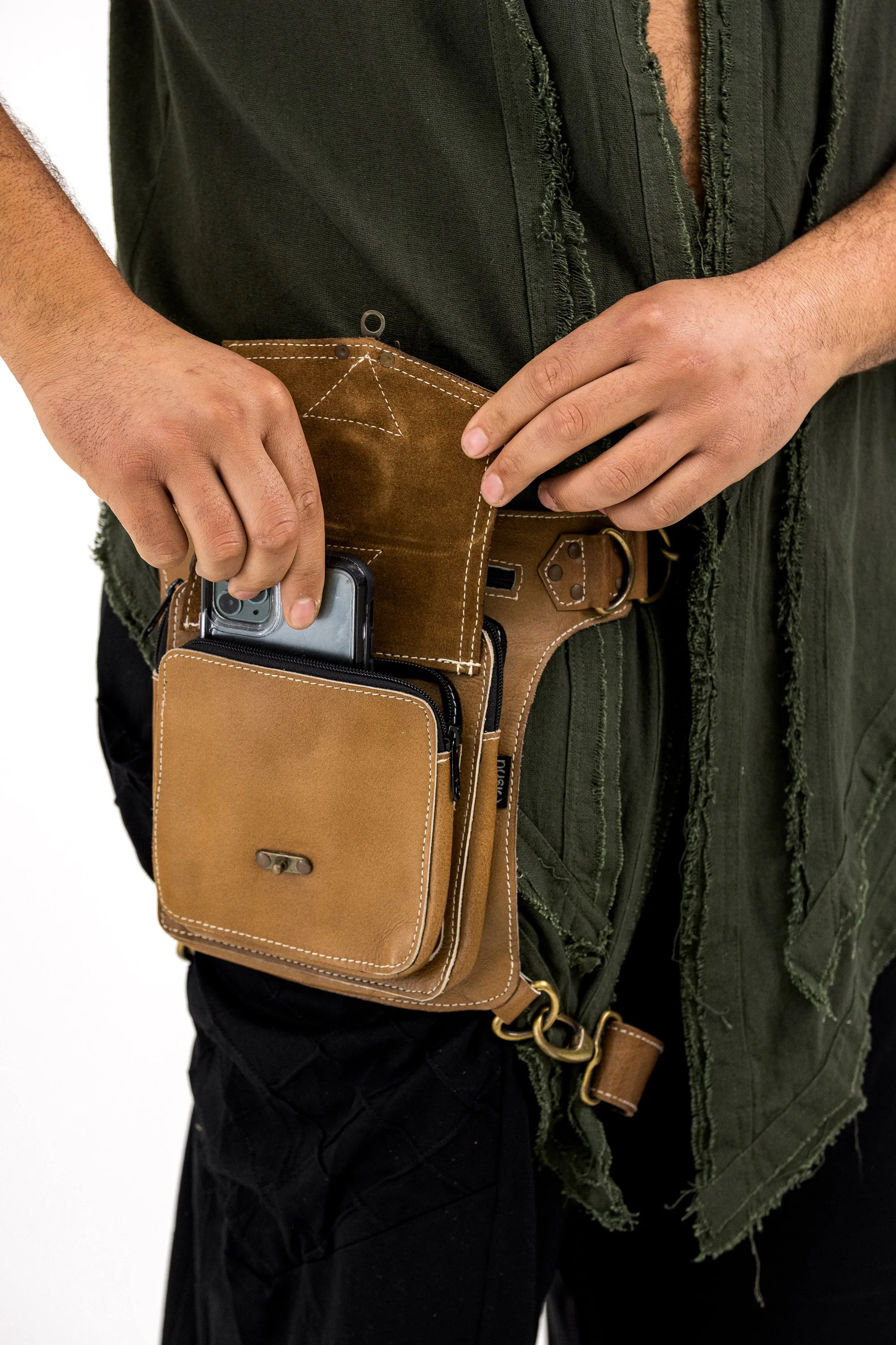 Leather Eclipse Brass