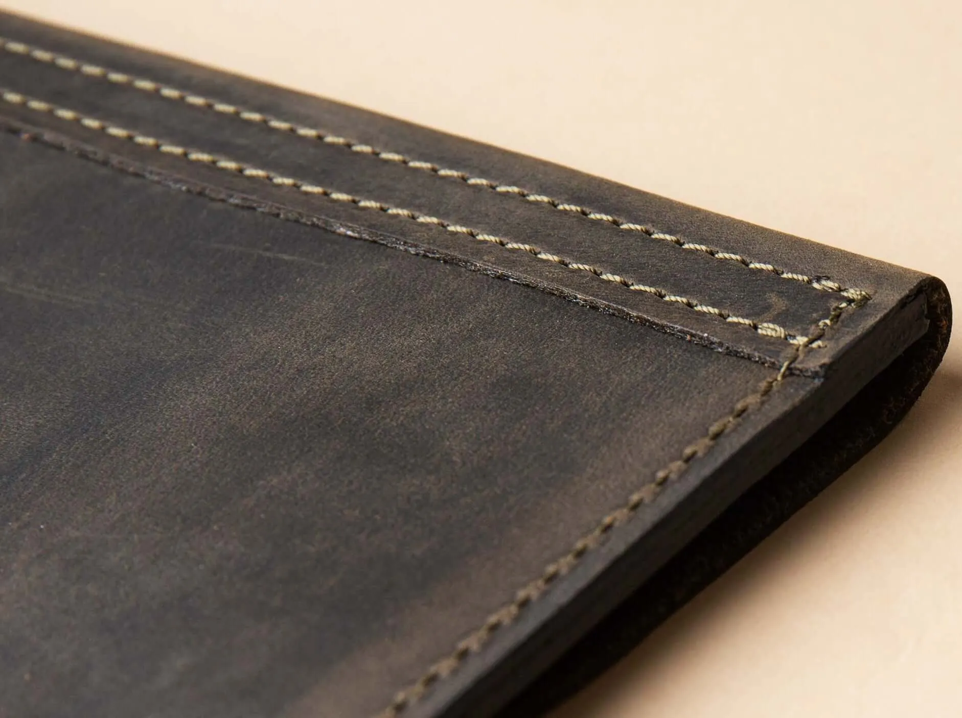Leather File Folder | Khaki Green