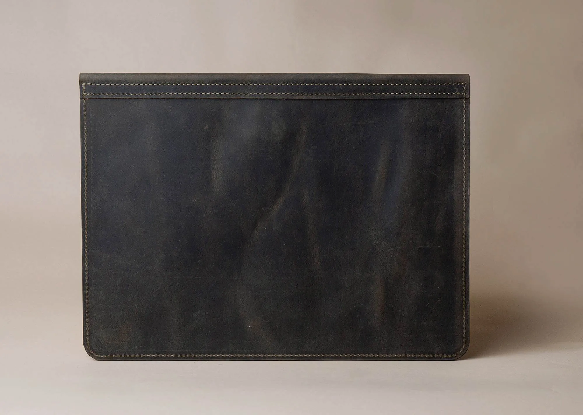 Leather File Folder | Khaki Green