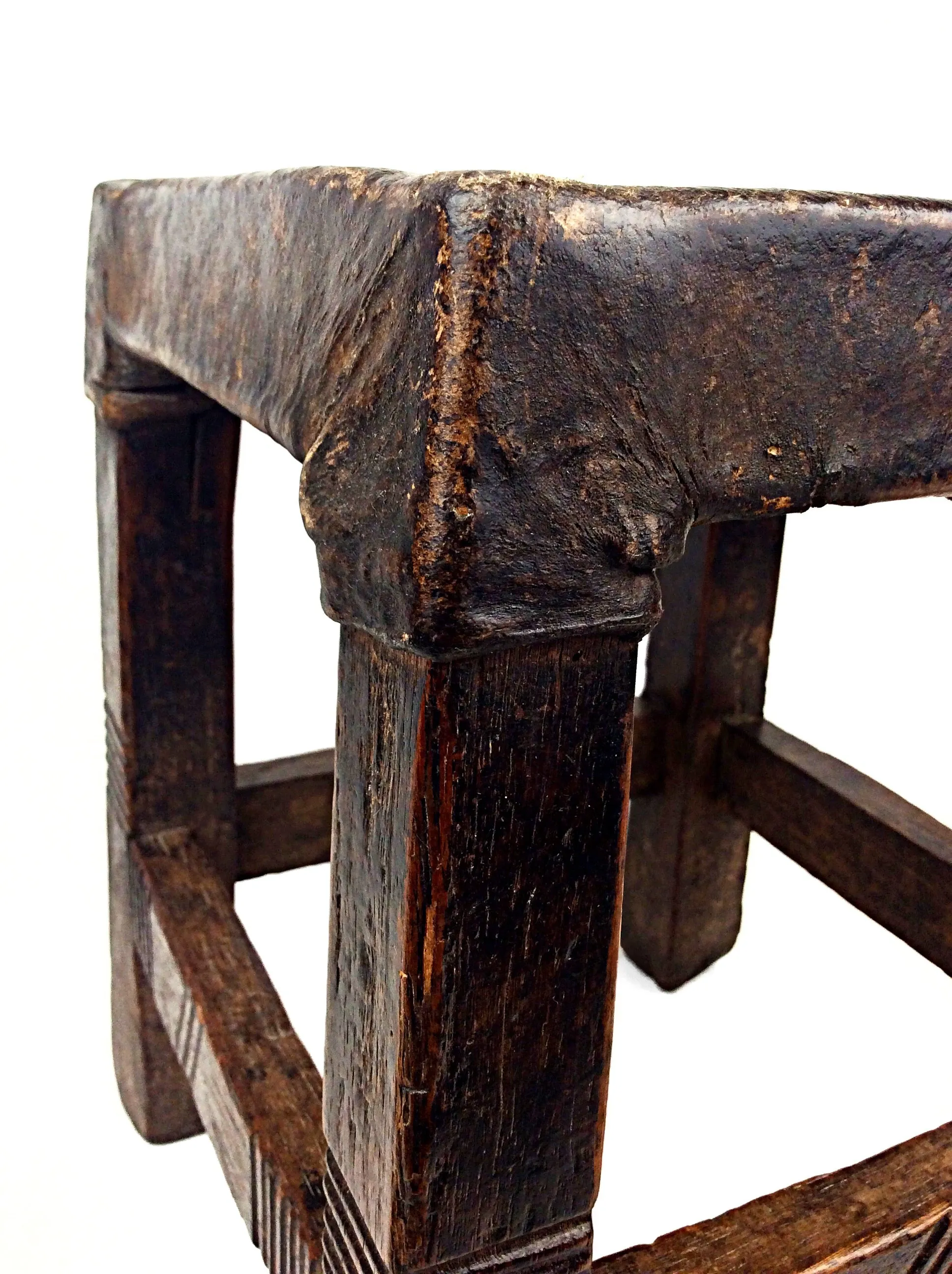 Leather Stool