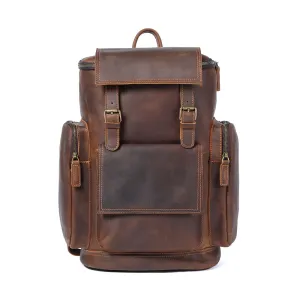 Leder-Laptop-Rucksack | HORE