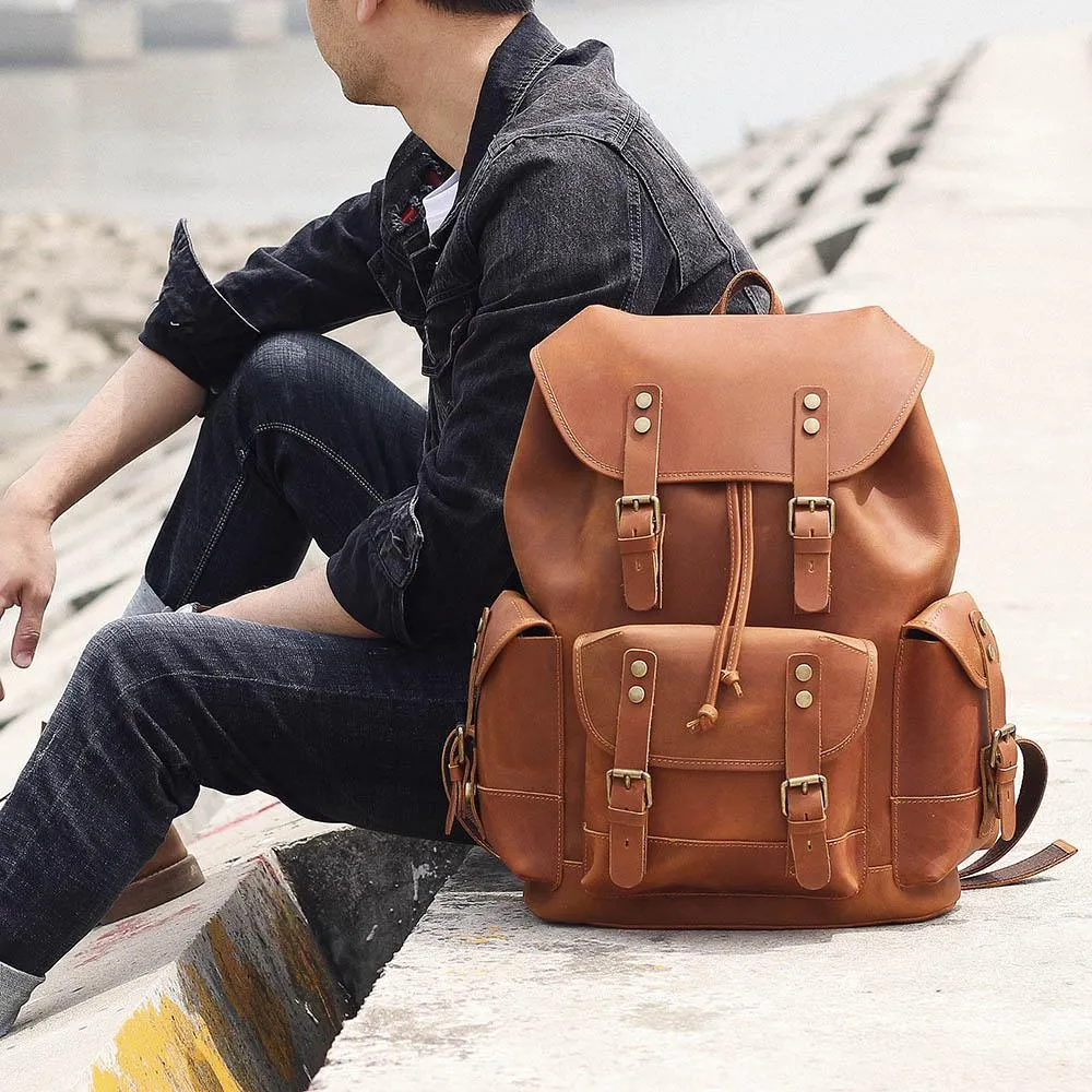 Leder Reiserucksack | WATERLOO