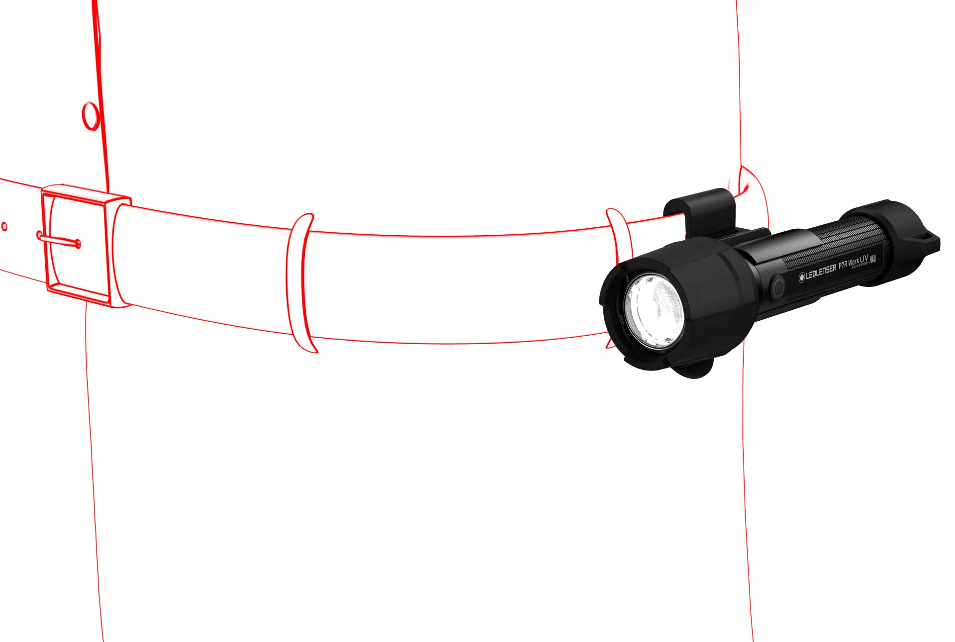 Ledlenser P7R Work UV / Box