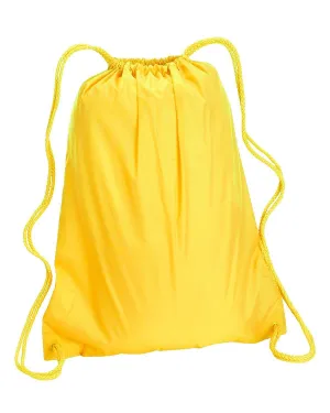 Liberty Bags Large Drawstring Backpack | Bright Yellow