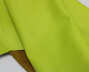 LIME  FLOATER LEATHER Thickness (mm/oz) :1.6 mm - 1.8 mm/ 4 oz - 4.5 oz