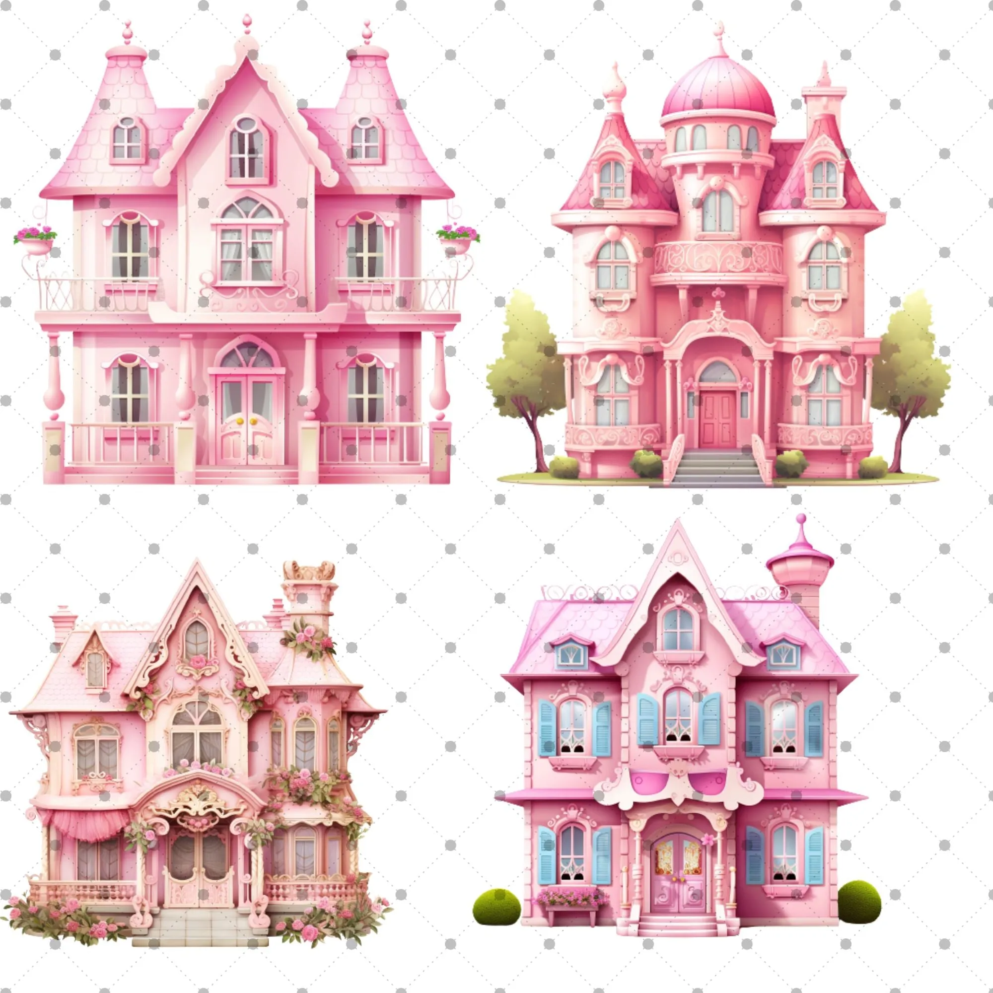 Little Princess Clipart, Watercolor Princess Clipart, Little Princess Ornaments,  Baby Princess, Castle Sublimation Design, Princess Birthday, Fairytale Princes 021