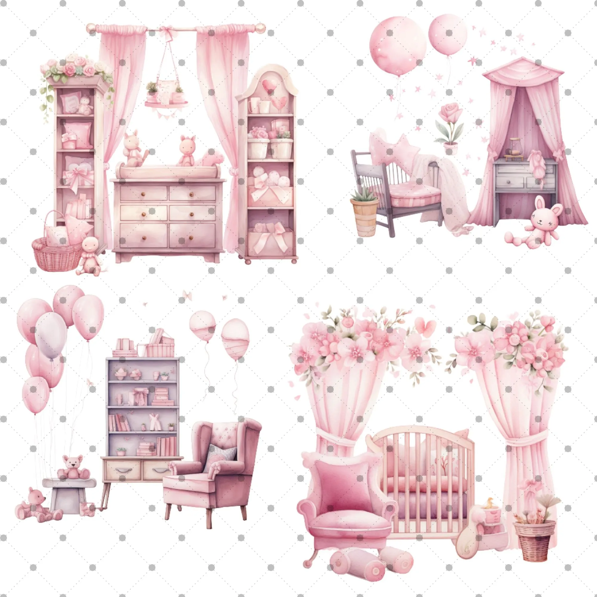 Little Princess Clipart, Watercolor Princess Clipart, Little Princess Ornaments,  Baby Princess, Castle Sublimation Design, Princess Birthday, Fairytale Princes 021