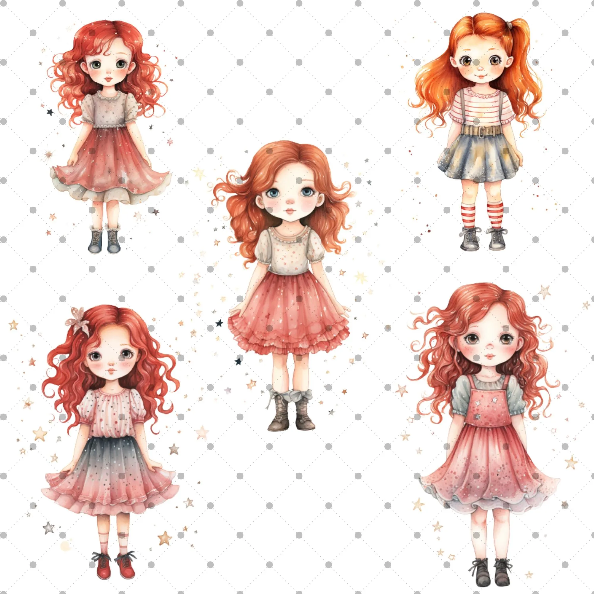 Little Princess Clipart, Watercolor Princess Clipart, Little Princess Ornaments,  Baby Princess, Castle Sublimation Design, Princess Birthday, Fairytale Princes 021