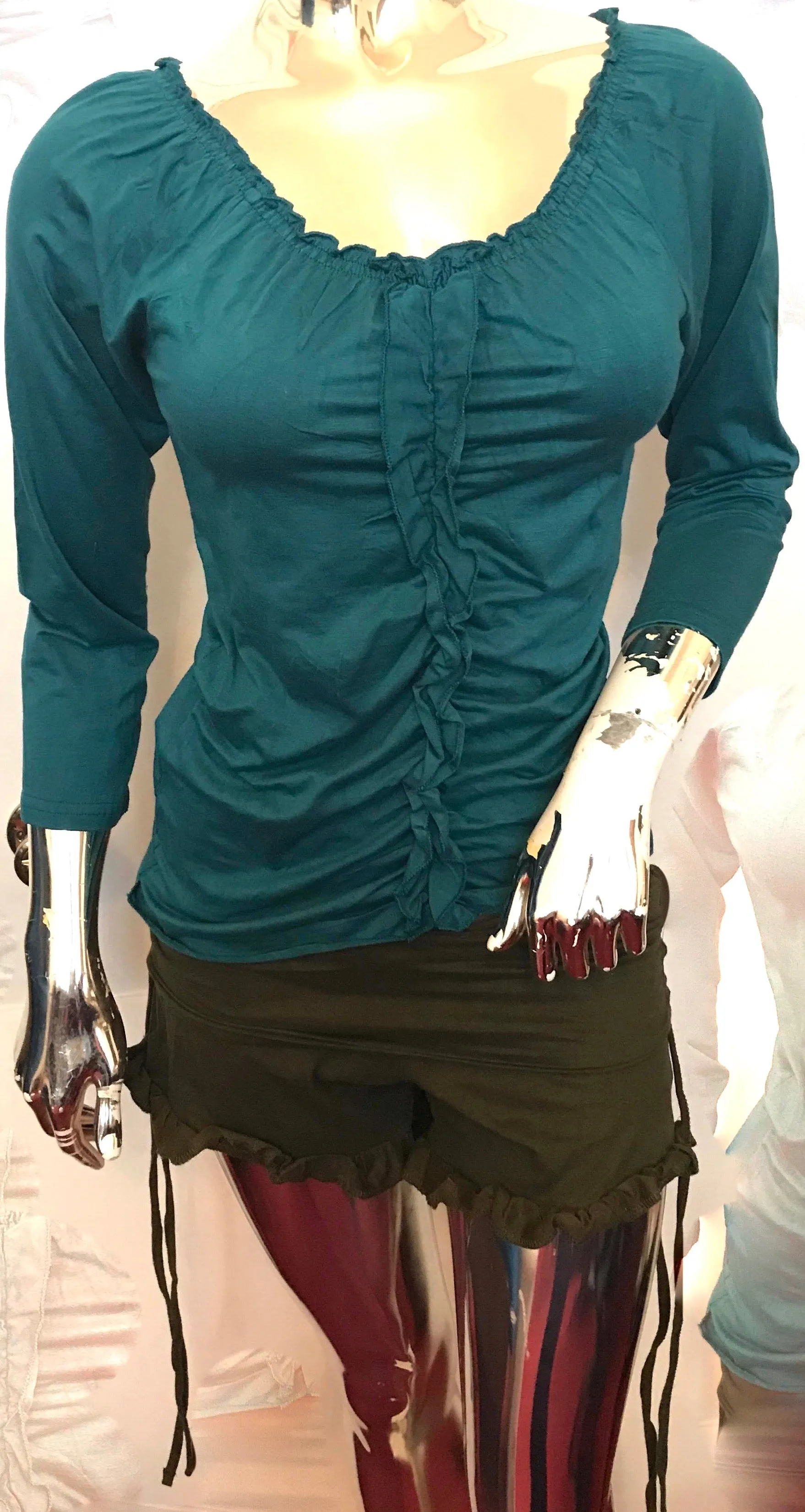 Long Sleeve Ruffle Shirt