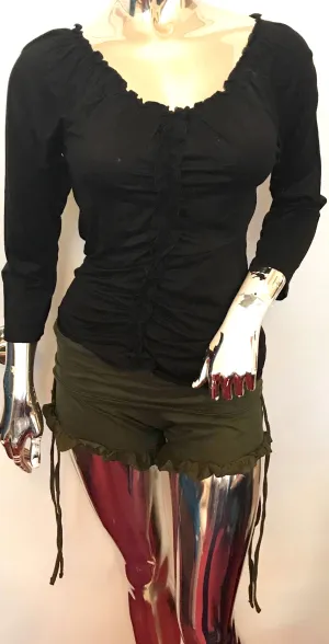 Long Sleeve Ruffle Shirt