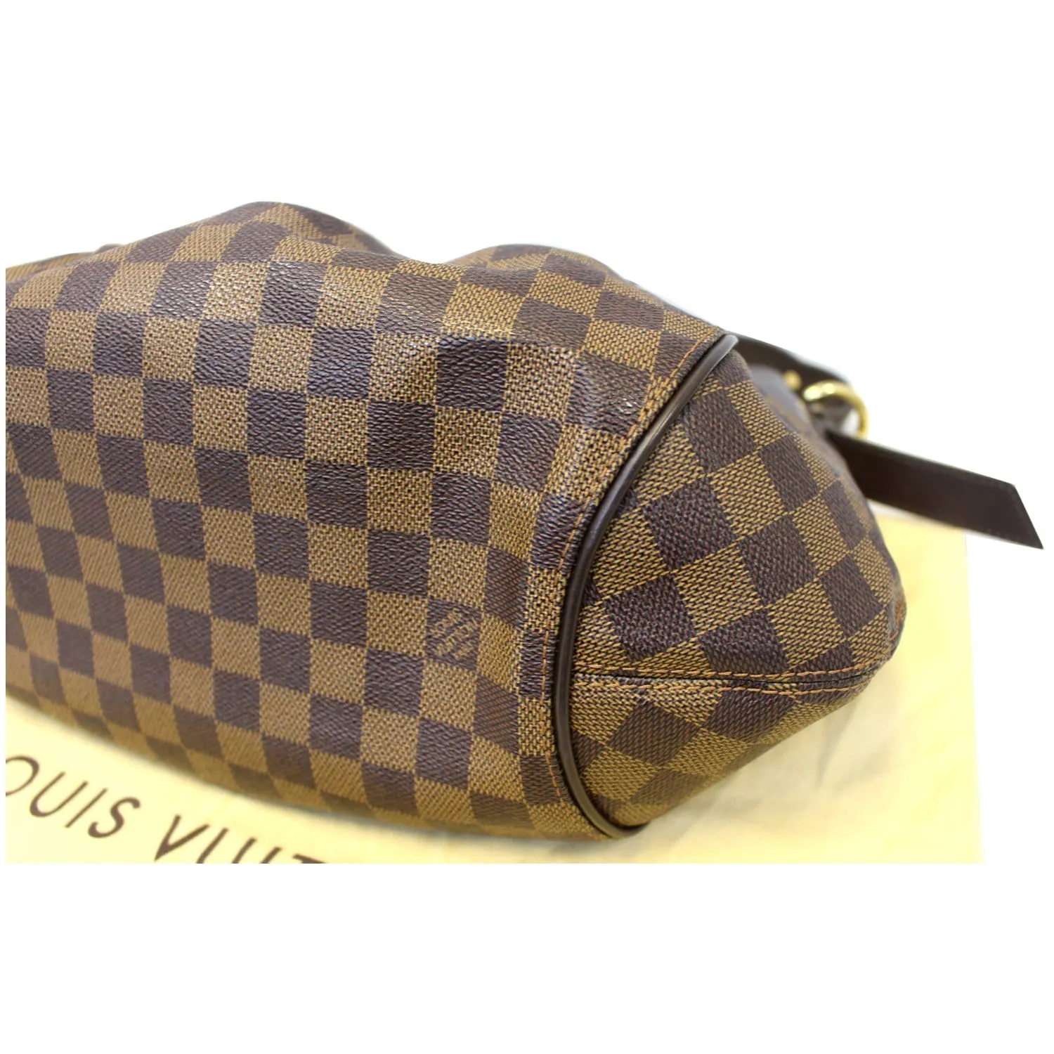 LOUIS VUITTON Damier Ebene Sistina MM Shoulder Bag
