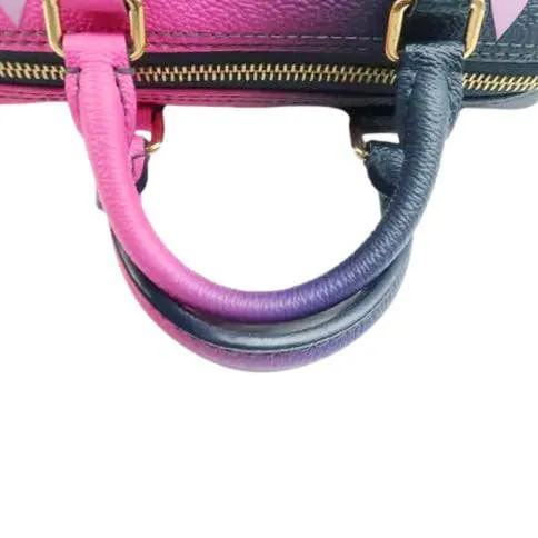 LOUIS VUITTON Papillon BB Spring In The City Monogram Giant Shoulder Bag Midnight Fuchsia