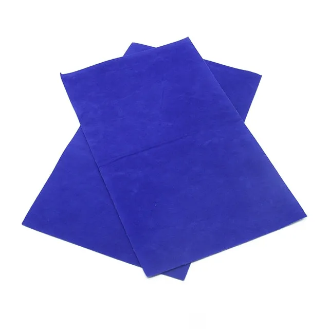 Luxe DOUBLE SIDED Suede Nubuck Faux Leather Sheets ~ Royal Blue