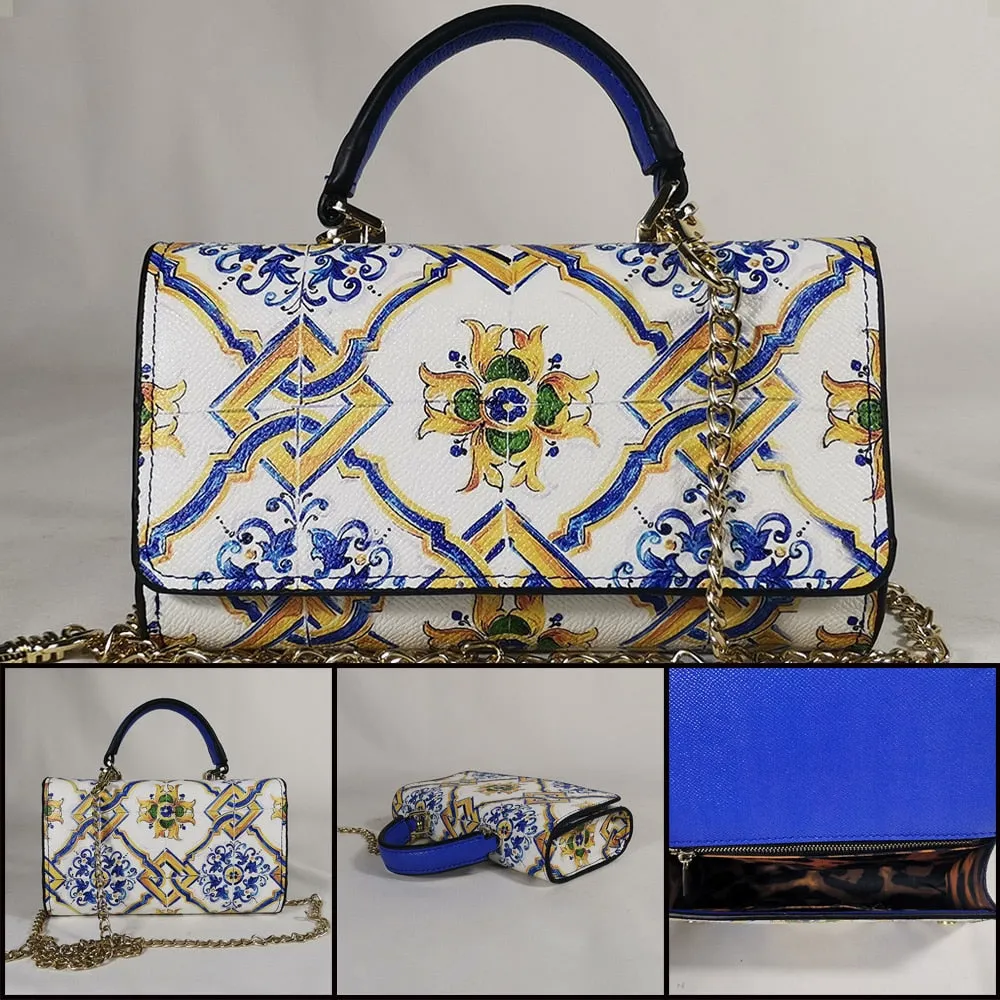 Luxury Flowered Themen vintage handbag