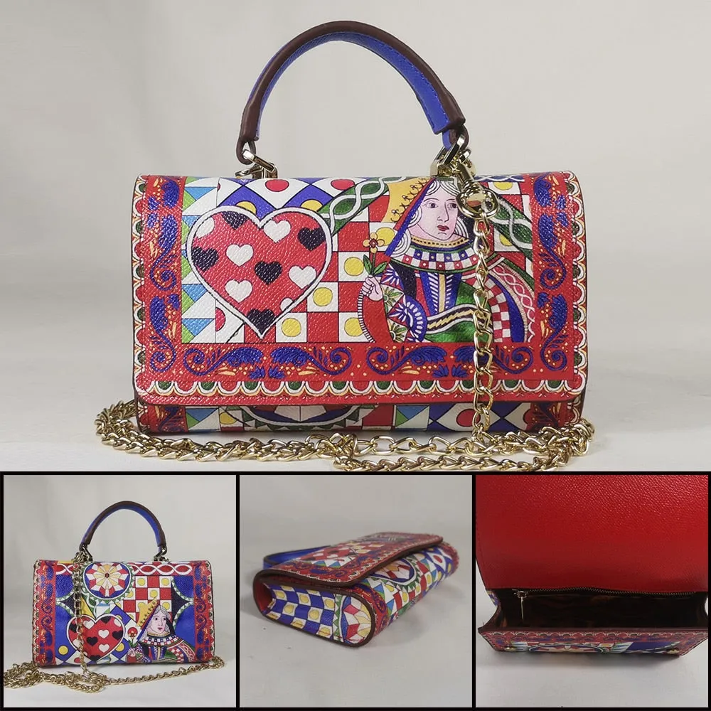 Luxury Flowered Themen vintage handbag