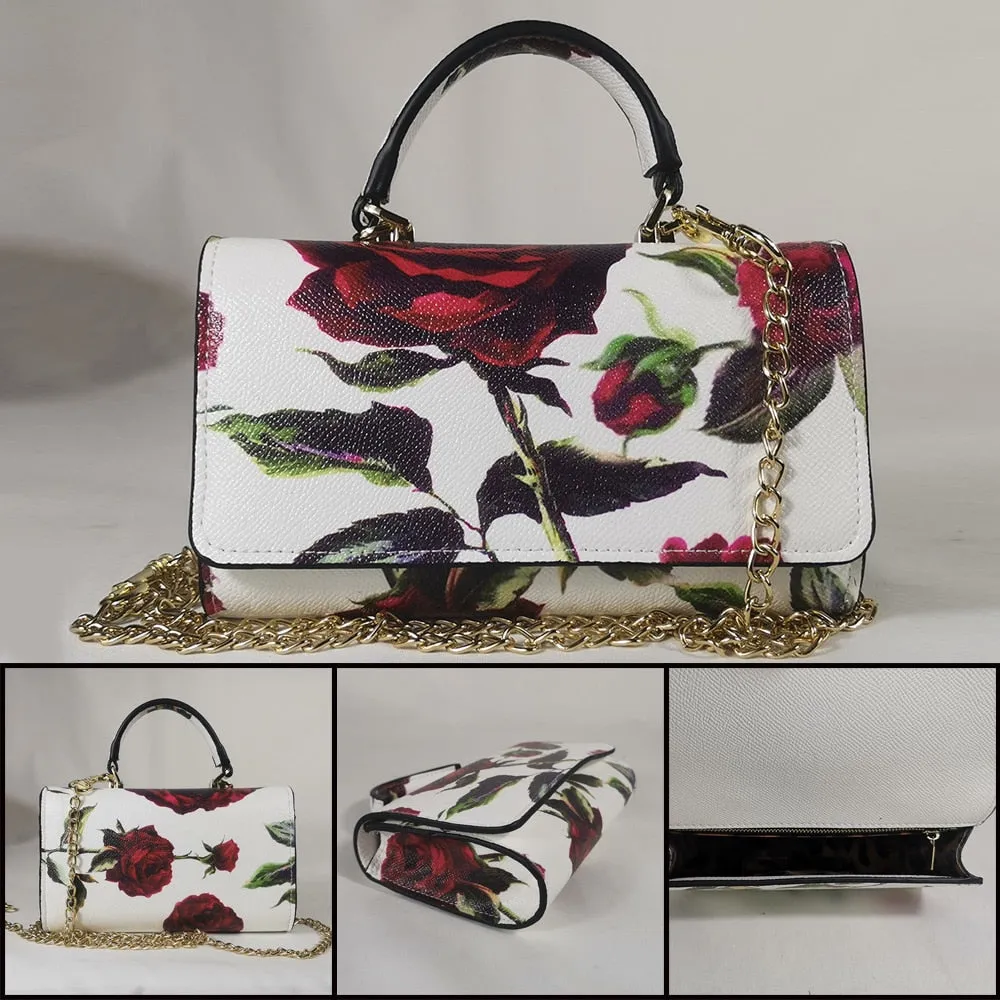 Luxury Flowered Themen vintage handbag