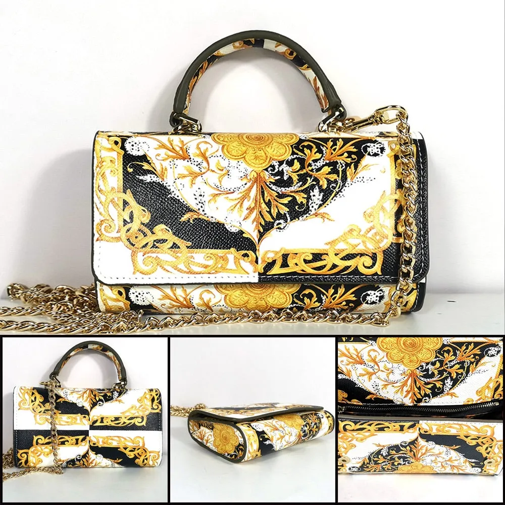 Luxury Flowered Themen vintage handbag