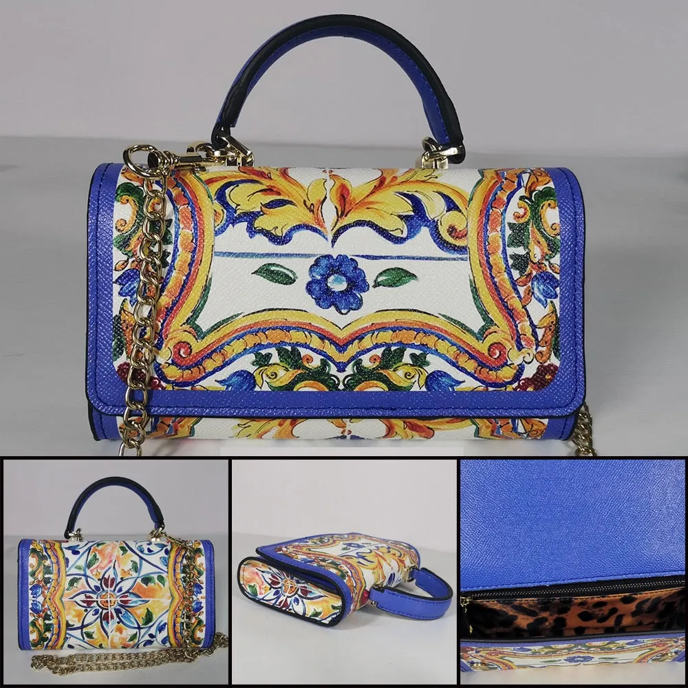 Luxury Flowered Themen vintage handbag