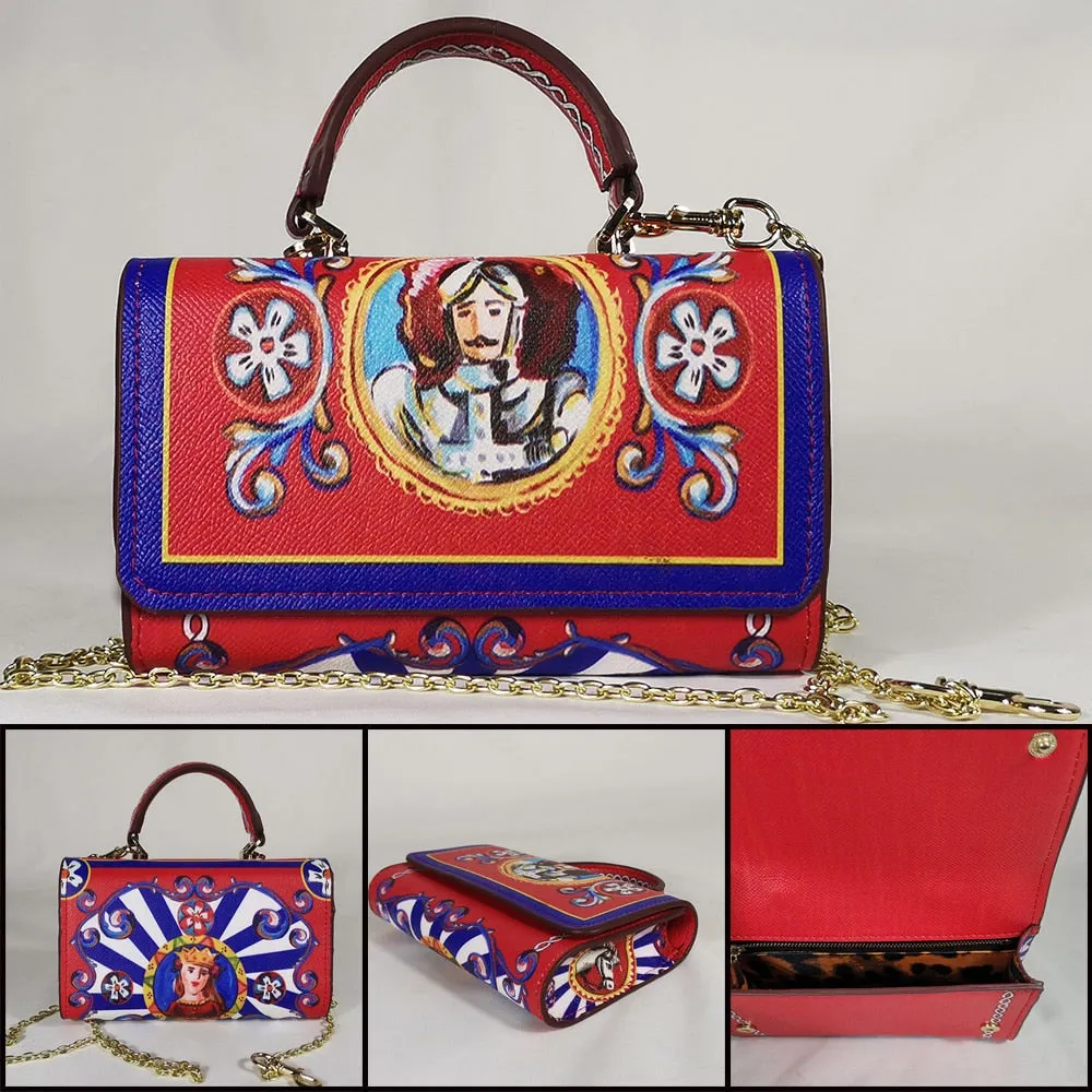 Luxury Flowered Themen vintage handbag