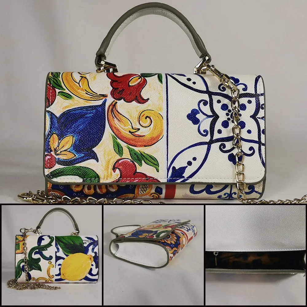 Luxury Flowered Themen vintage handbag
