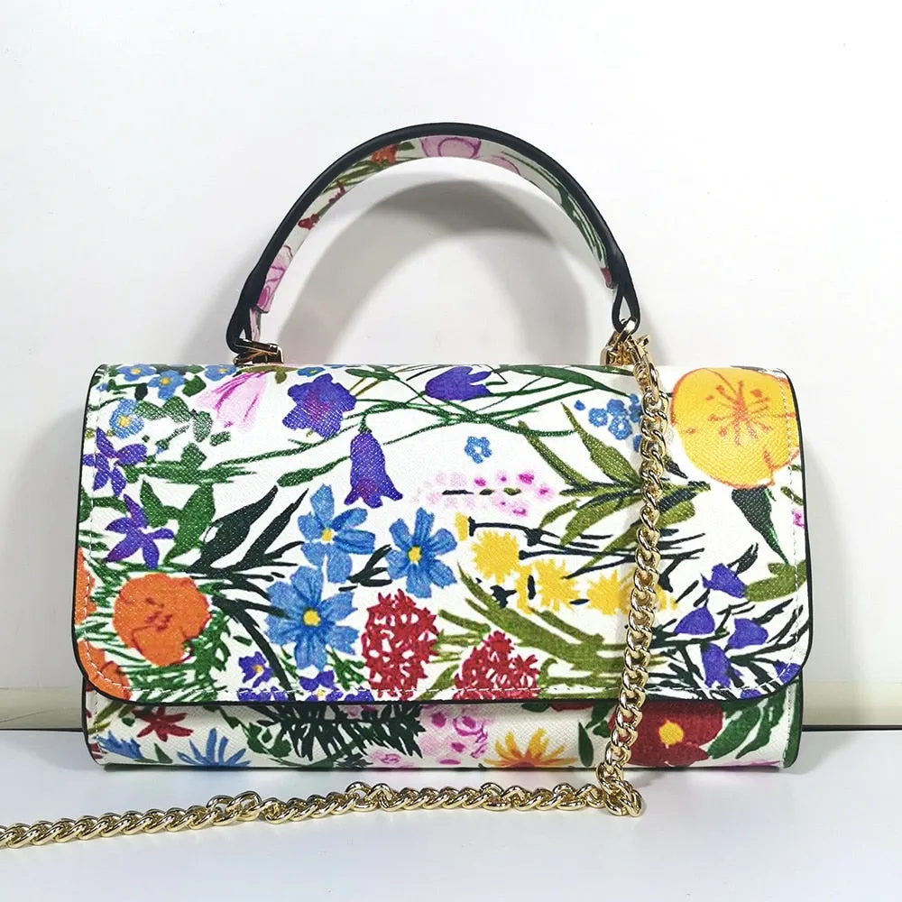 Luxury Flowered Themen vintage handbag