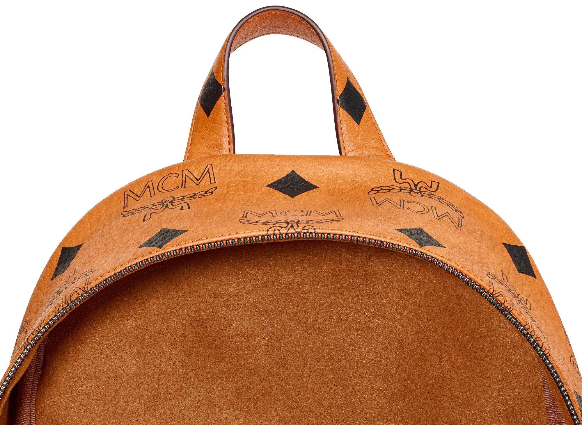 MCM Medium Stark Backpack in Cognac