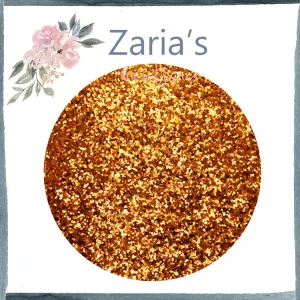 Medium Sparkle Glitter • Marigold Orange