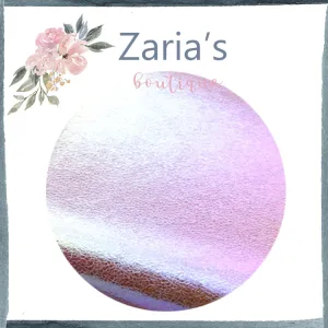 Metallic Faux Leather ~ Pink Mother Of Pearl ~ Pleather ~ Leatherette