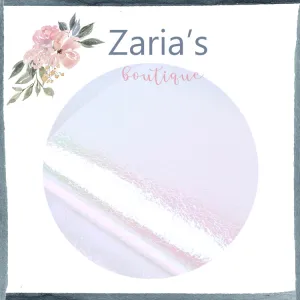 Metallic Faux Leather ~ White Opal Mother Of Pearl ~ Pleather ~ Leatherette