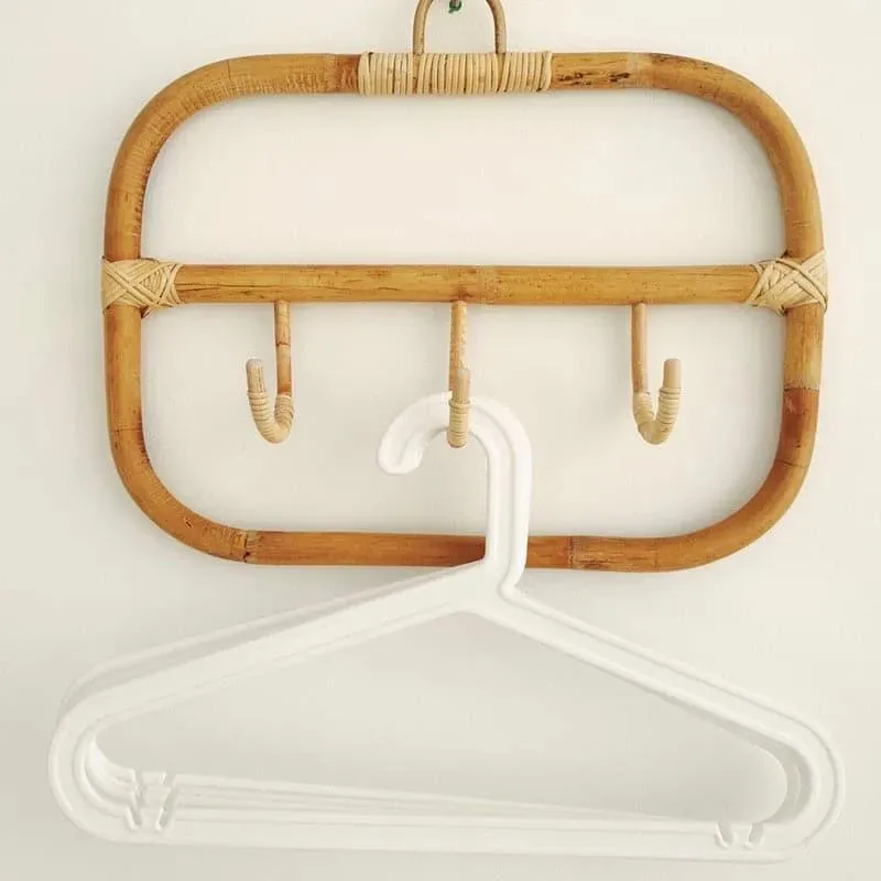 Minimalist Rattan Wall Hanging Hook