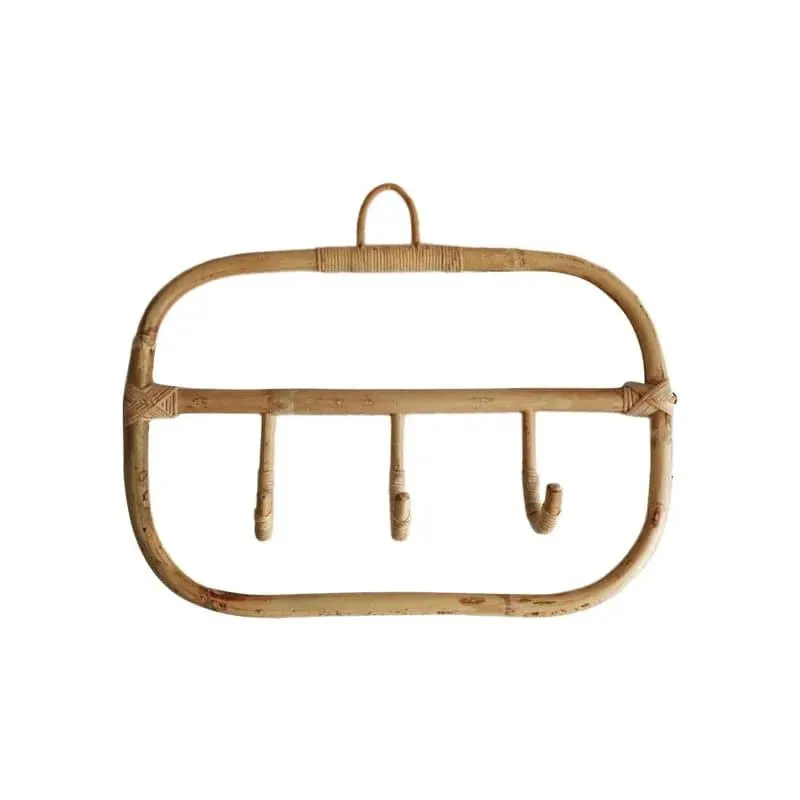 Minimalist Rattan Wall Hanging Hook
