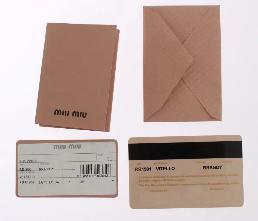 Miu Miu Vitello RR1901 2A7T F0134
