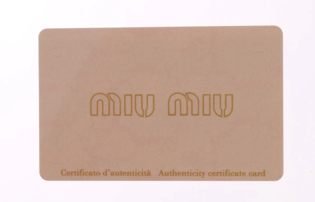 Miu Miu Vitello RR1901 2A7T F0134