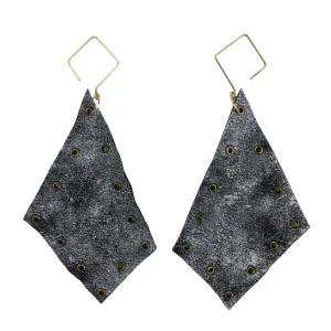 Nicolette Blahusch Quattro Leaf Earrings Silver