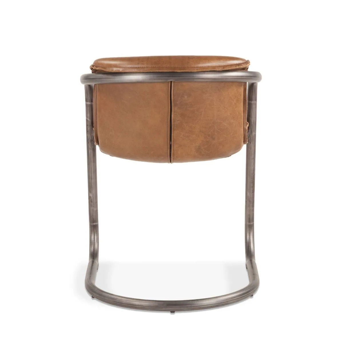 Nisky Leather Dining Chair - Berham Chestnut