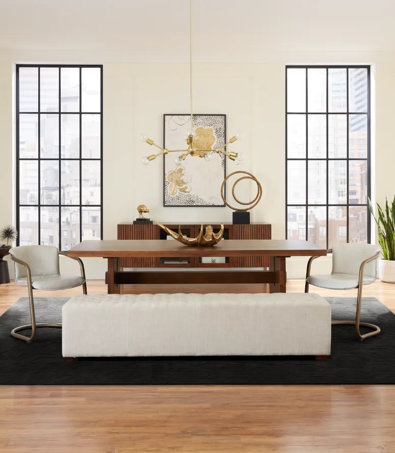 Nisky Leather Dining Chair - Vintage White