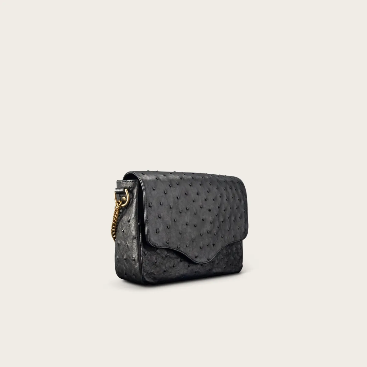 Ostrich Shoulder Bag