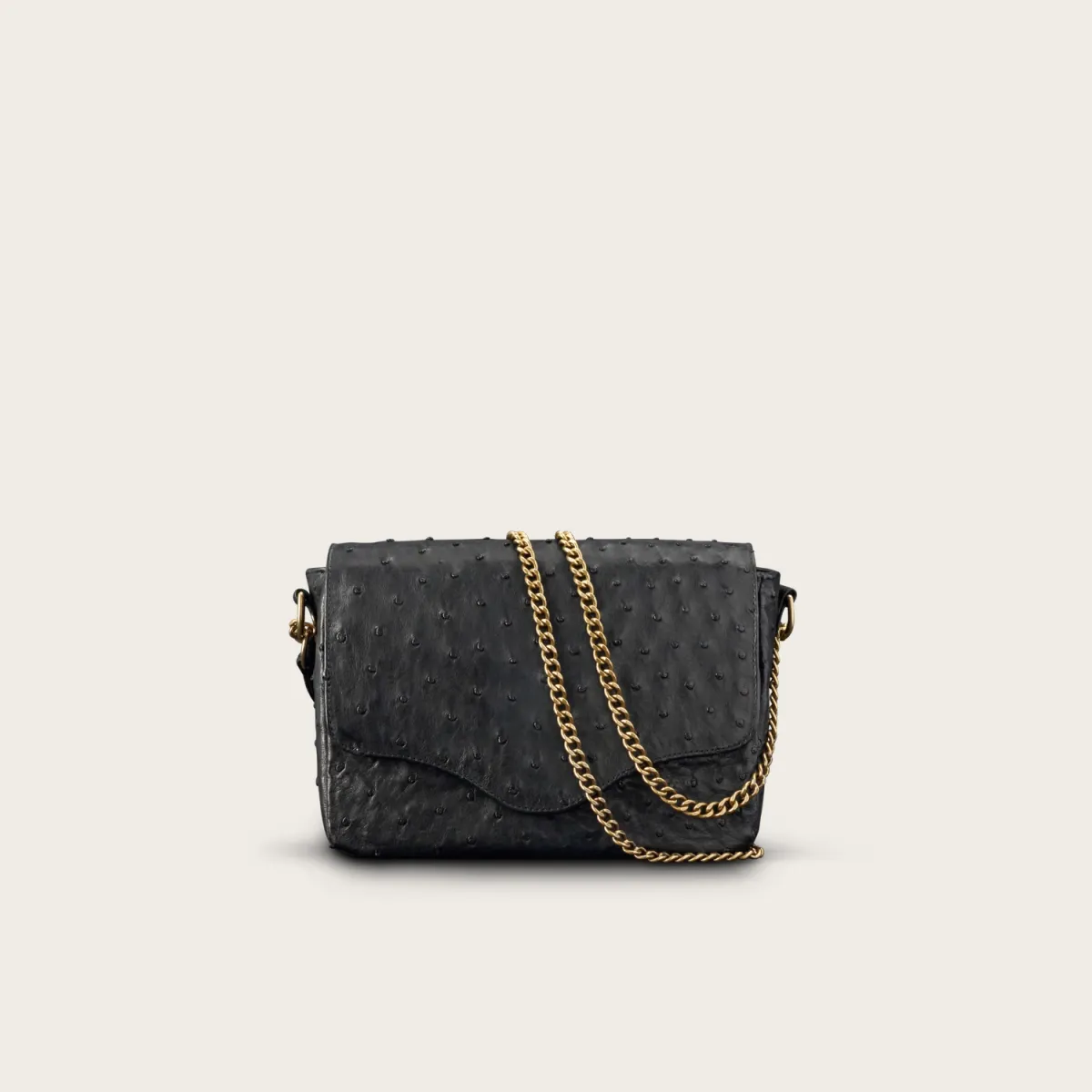 Ostrich Shoulder Bag