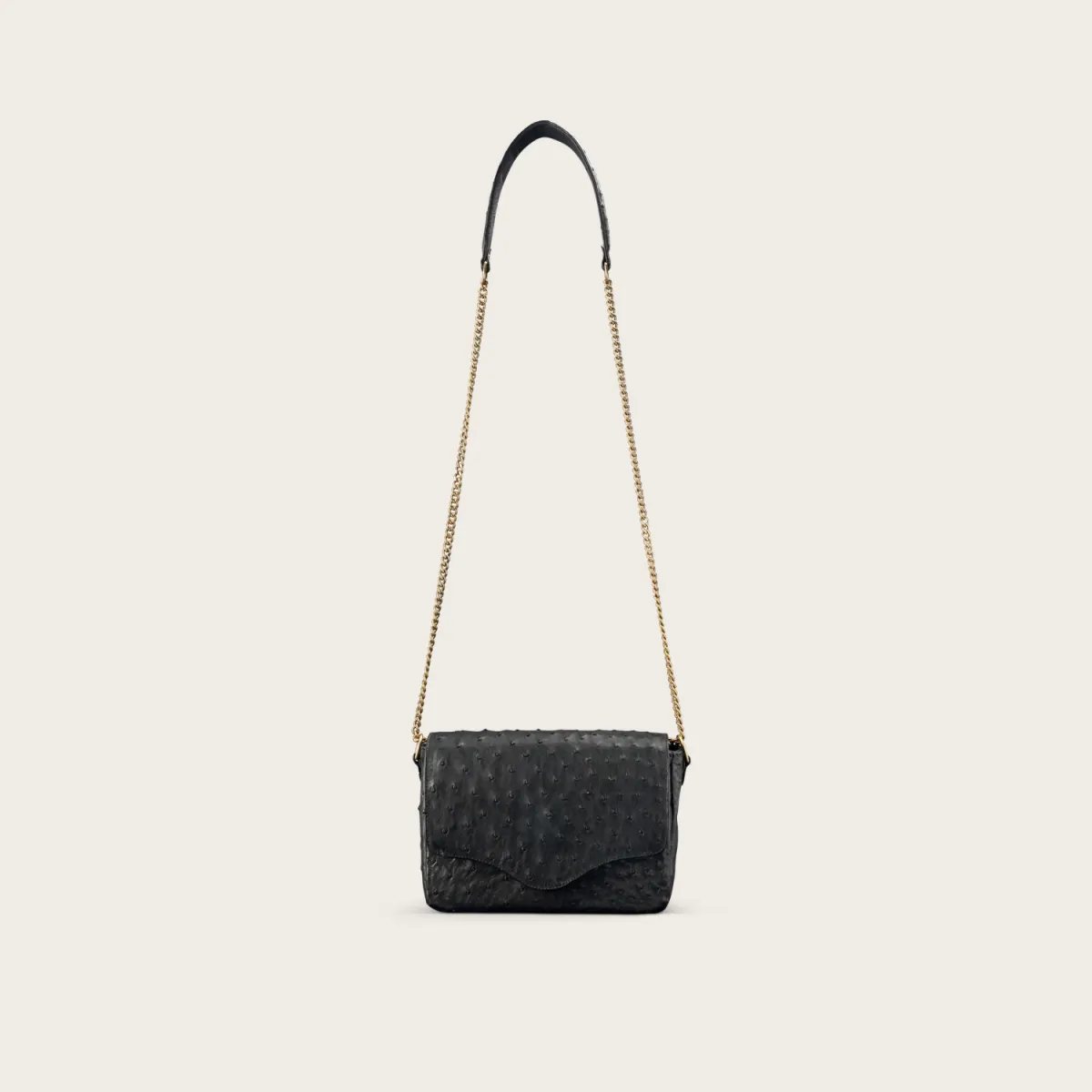 Ostrich Shoulder Bag
