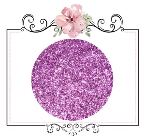 Pink Orchid ~ Medium Glitter Faux Leather Fabric Sheets