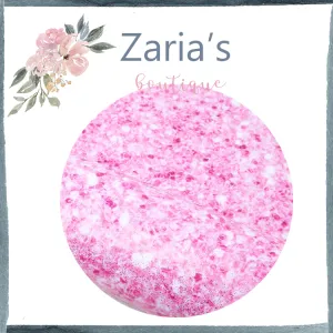 Pink Sparkle Smooth Glitter Faux Leather