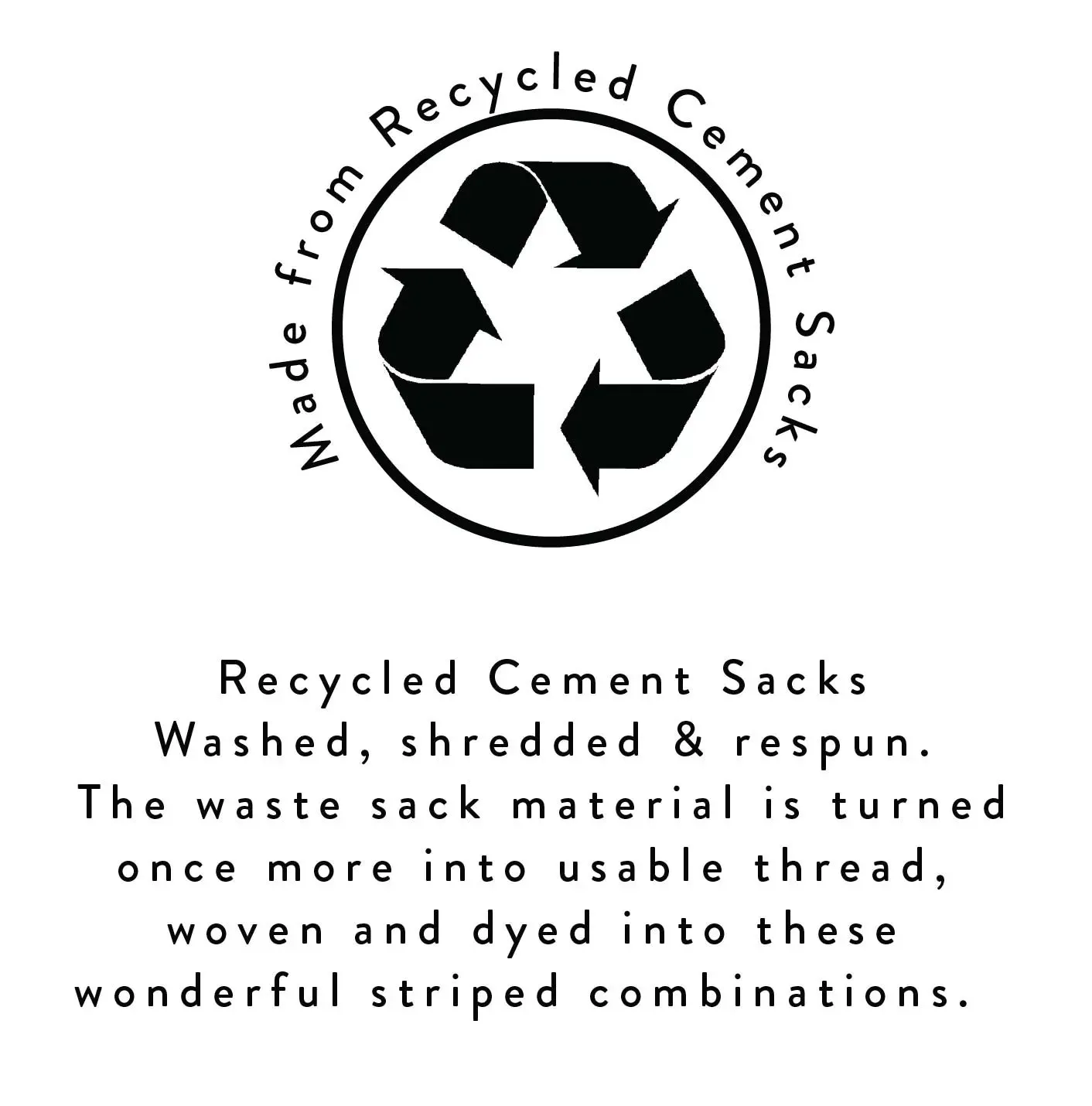 Plant Pot Holder Recycled - Medium, 22 cm x 22 cm
