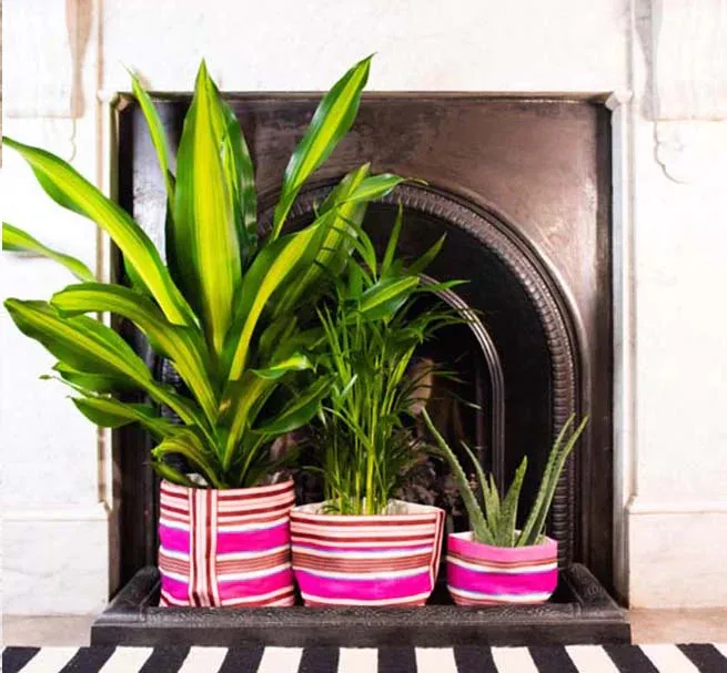 Plant Pot Holder Recycled - Medium, 22 cm x 22 cm
