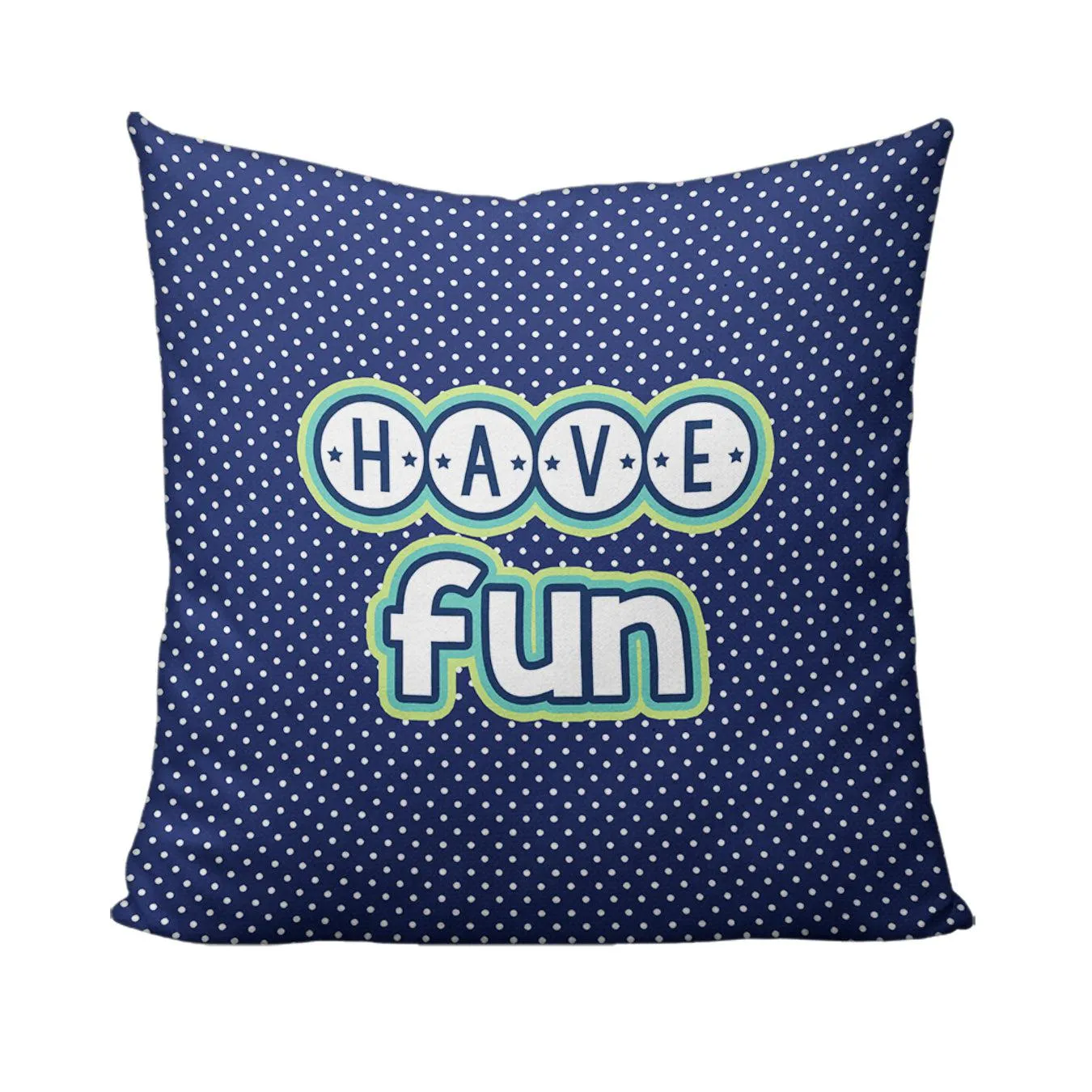 Play Hard Diagonal Striped Playroom Pillow
