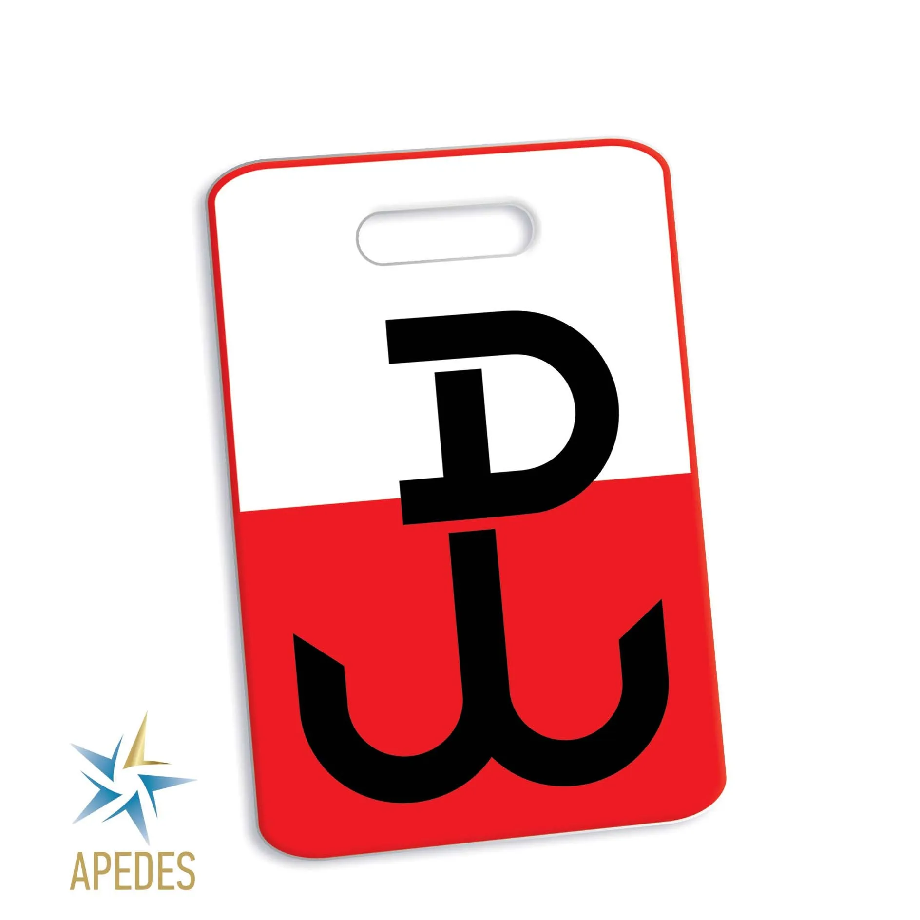 Poland Rectangle Luggage Tag